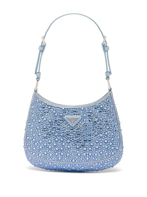 prada crystal cleo bag|prada cleo bag celebrities.